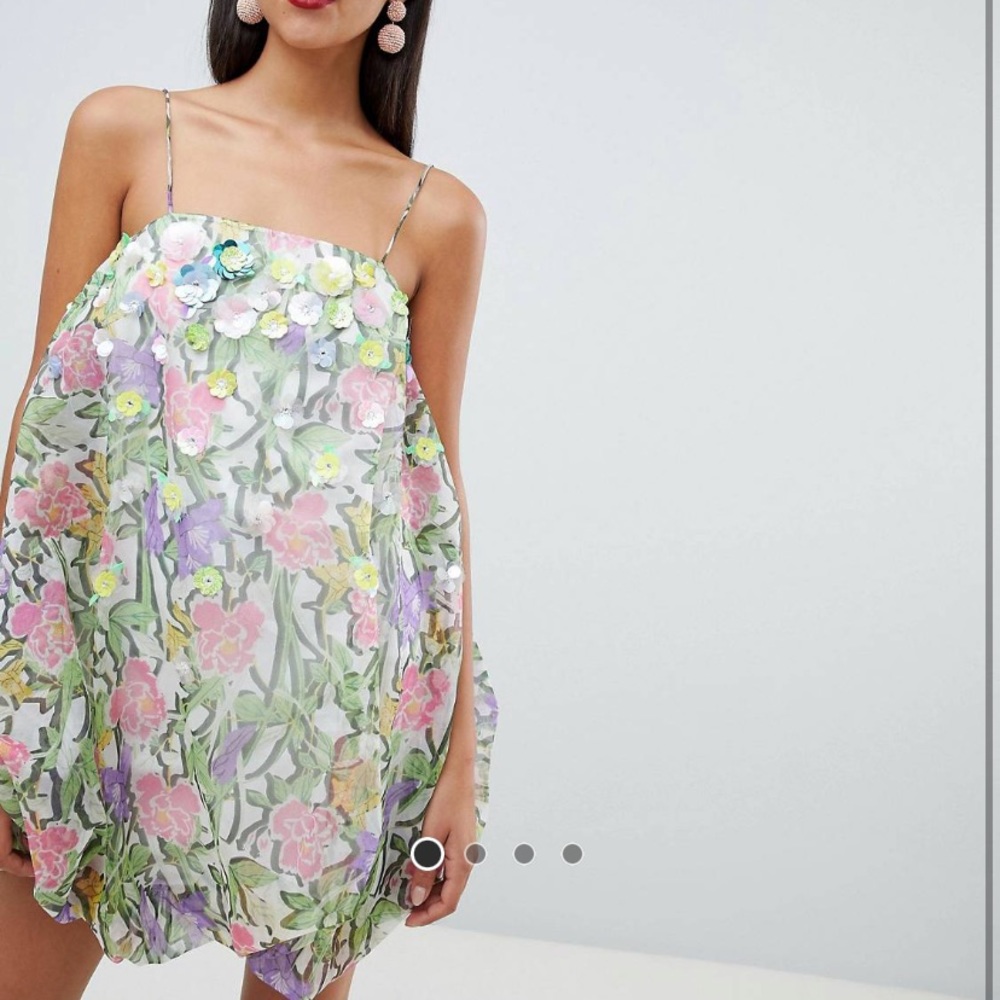 ASOS Floral Bubble Dress